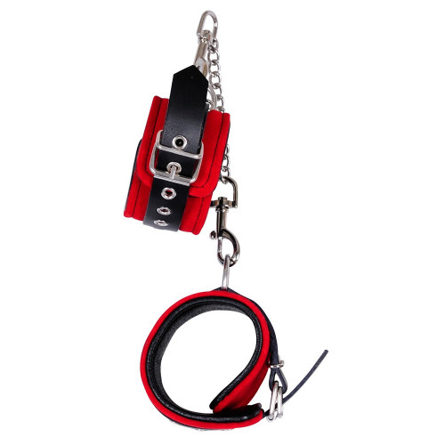 Zado Leather S-L - Polsiere Rosse in Pelle,...