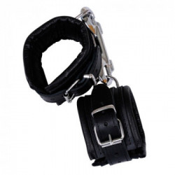 Zado Leather Cuffs - Manette in Pelle Nera