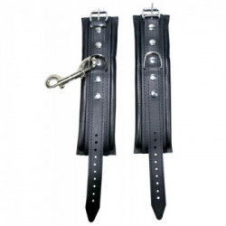 Zado Leather Cuffs - Manette in Pelle Nera