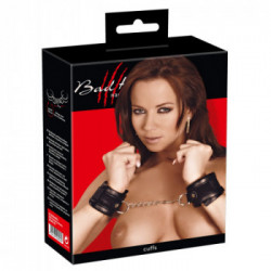 Bad Kitty Handcuffs Black - Manette in Similpelle, Nere