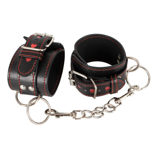 Bad Kitty Handcuffs - Manette in Similpelle, Nere