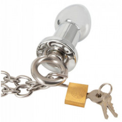 Fetish Collection Cuffs & Plug - Manette con Plug, Nere