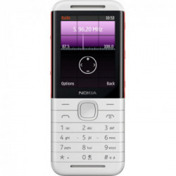 Nokia 5310 6,1 cm (2.4") 88,2 g Rosso, Bianco Telefono cellulare basico