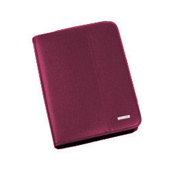 Niji 4851-R organizzatore personale Tessuto, Pelle Rosso