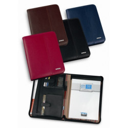 Niji 4851-R organizzatore personale Tessuto, Pelle Rosso