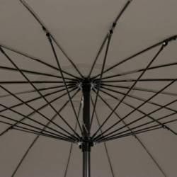 Bizzotto Yes Everyday Atlanta Ombrellone, Ø270x240 cm, Tortora