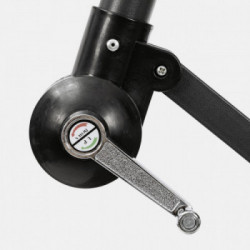 Bizzotto Yes Everyday Texas, Ombrellone a Braccio, Palo Girevole, Ø300x260 cm, Pavone