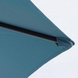 Bizzotto Yes Everyday Texas, Ombrellone a Braccio, Palo Girevole, Ø300x260 cm, Pavone