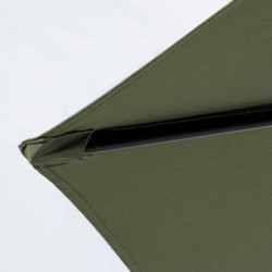 Bizzotto Yes Everyday Texas, Ombrellone a Braccio, Palo Girevole, Ø300x260 cm, Verde Oliva