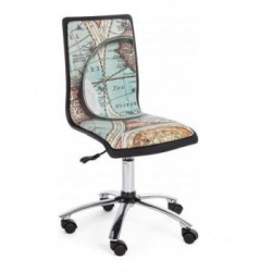 Bizzotto Yes Everyday Gulliver Young, Sedia da Ufficio, Similpelle, Girevole, 42x40x87/90 cm