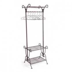 Bizzotto Yes Everyday Appendiabiti Melanie, 55x46x170cm, Marrone