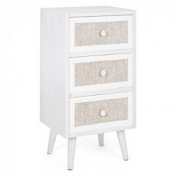 Cassettiera Yes Everyday Montiel Bianco e Lino 0744876