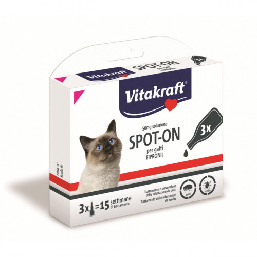 Vitakraft Repelt spot on fipronil per gatti...