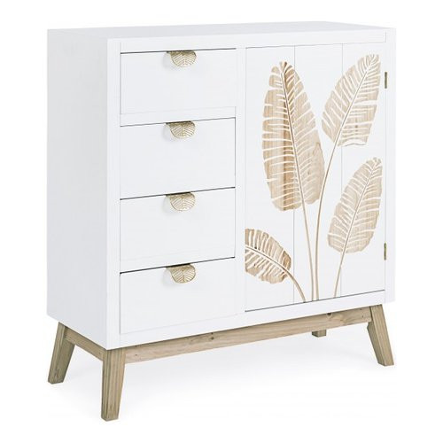 Base Yes Everyday Folium Bianco e Legno...