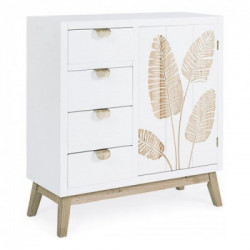 Base Yes Everyday Folium Bianco e Legno naturale 0744971