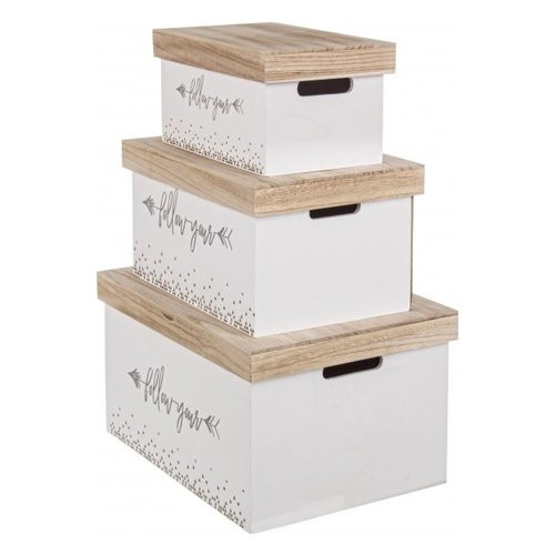 Yes Everyday SET3 SCATOLA ALLY RETT BIA-NAT