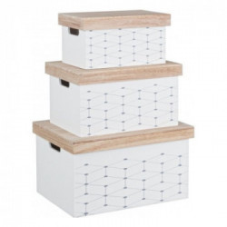 Yes Everyday SET3 SCATOLA ALVEARE RETT BIA-NAT