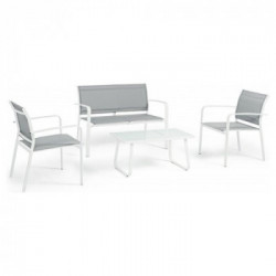 Set giardino Yes Everyday 0662998 SET4 SALOTTO ARENT BIANCO JA16