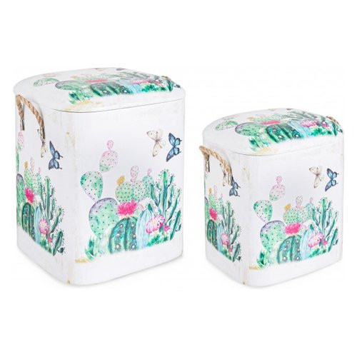 Yes Everyday SET2 SGABELLO CONTENITORE FORESTIS...