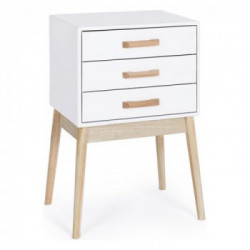 Cassettiera Yes Everyday Ordinary Bianco e Legno naturale 0740047