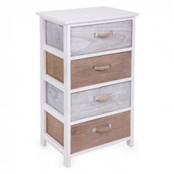 Cassettiera Yes Everyday Meredith Bianco e Color 0210190