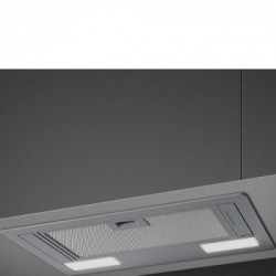 Smeg KSG52HE - Cappa Aspirante da Incasso, Argento, 60 cm, 406 m³/h, D 