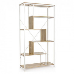 Libreria Yes Everyday Elettra Bianco e Legno chiaro 0734174