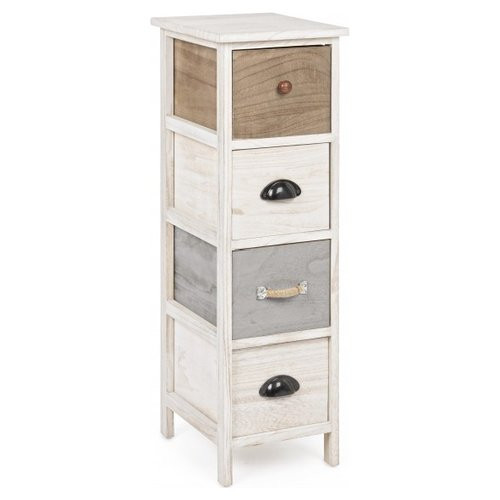 Cassettiera Yes Everyday Madyson Bianco e Color...