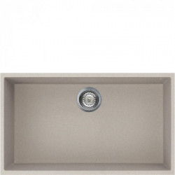 Smeg VZUM79AV2 - Lavello da Incasso, Sottotop, Una Vasca, 72 cm, Avena