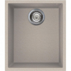 Smeg VZUM40AV2 - Lavello da Incasso, Sottopiano, Una Vasca, Rettangolare, 34 cm, Avena