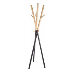 Bizzotto Yes Everyday Appendiabiti Bastien, 47x42x172 cm, Nero