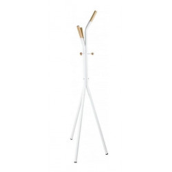 Bizzotto Yes Everyday Appendiabiti Alain, 46x46x178 cm, Bianco