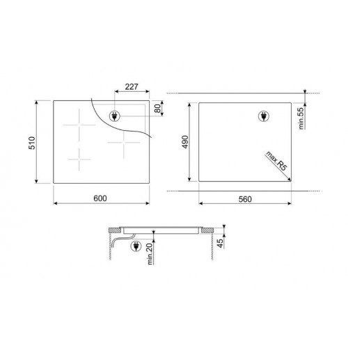 Smeg SI1M7633B - Piano Cottura a Induzione, 3...