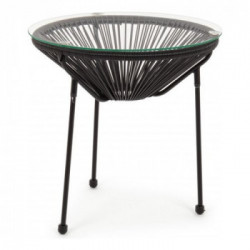 Tavolino da esterno Yes Everyday Parker Nero 0802792