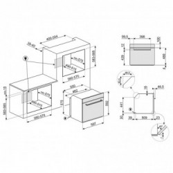 Smeg SF64M3DX - Forno Elettrico a Vapore, Inox, 60 cm, A