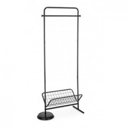 Bizzotto Yes Everyday Quiete Stand Appendiabiti, 70,5x34x157 cm, Nero