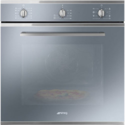Smeg SF64M3PZS - Forno Elettrico da Incasso, 65 Litri, Argento, 59.7 cm, Classe A
