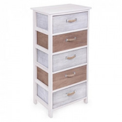 Cassettiera Yes Everyday Meredith Bianco e Color 0210191