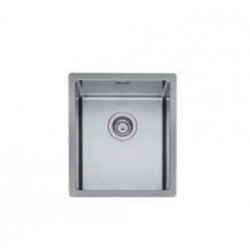 Apell LNR38FSFR - Lavello Montato su Piano, Acciaio Inossidabile, 54 x 44 cm