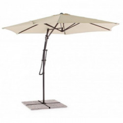 Bizzotto Yes Everyday Sorrento, Ombrellone a Braccio, Ø300x253 cm, Naturale