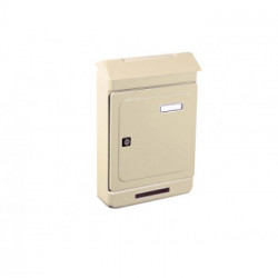 Cassetta postale con tettuccio serie Uno Maxi in acciaio color Ghisa