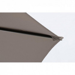 Bizzotto Yes Everyday Texas, Ombrellone a Braccio, Palo Girevole, 200x300x260 cm, Tortora