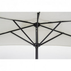 Bizzotto Yes Everyday Kalife, Ombrellone a Mezzaluna, 270x135x232 cm, Naturale