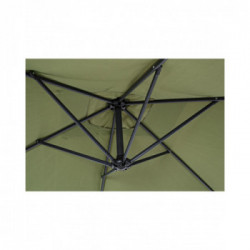 Bizzotto Yes Everyday Texas, Ombrellone a Braccio, Palo Girevole, 200x300x260 cm, Verde Oliva
