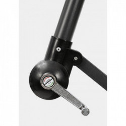 Bizzotto Yes Everyday Texas, Ombrellone a Braccio, Palo Girevole, 200x300x260 cm, Naturale