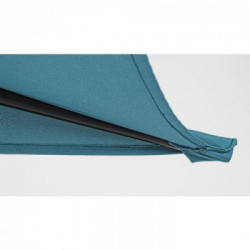 Bizzotto Yes Everyday Kalife, Ombrellone a Mezzaluna, 270x135x232 cm, Pavone