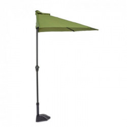 Bizzotto Yes Everyday Kalife, Ombrellone a Mezzaluna, 270x135x232 cm, Verde Oliva