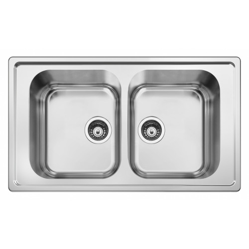 Smeg LPR862 - Lavello ad Incasso 2 Vasche, 86 x...