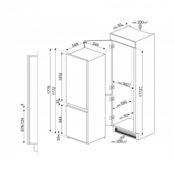 Smeg C4173N1F - Frigorifero... 2