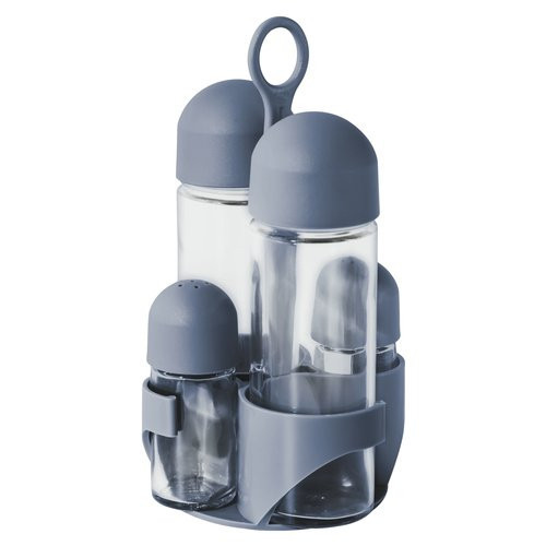 Abert 'Jolly', Menage: Olio aceto sale pepe, Avio